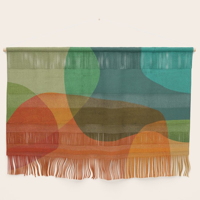 Mid-Century Modern Digital Art Wall Hanging Gallery Image 1