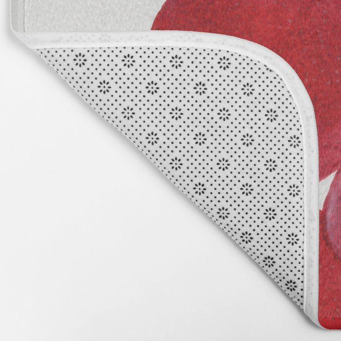 Vintage Plums Illustration Classic Botanical Art Antique Fruit Drawing Retro Botanical Print Decorat Bath Mat Gallery Image 2