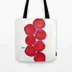 Vintage Plums Illustration Classic Botanical Art Antique Fruit Drawing Retro Botanical Print Decorat Tote Bag Gallery Image 1