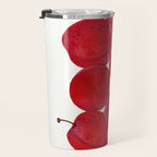 Vintage Plums Illustration Classic Botanical Art Antique Fruit Drawing Retro Botanical Print Decorat Travel Mug Gallery Image 3