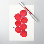 Vintage Plums Illustration Classic Botanical Art Antique Fruit Drawing Retro Botanical Print Decorat Wrapping Paper Gallery Image 1