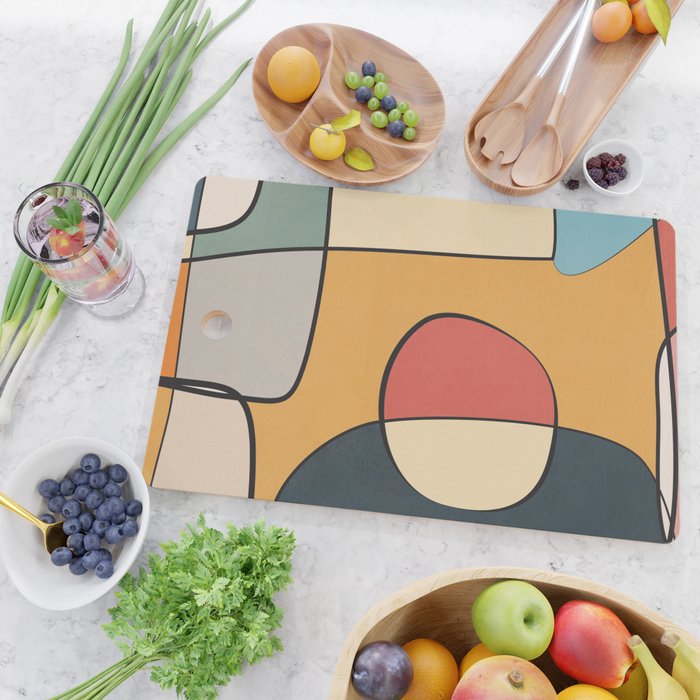 Abstract Line Art 07 Cutting Board Gallery Image 2