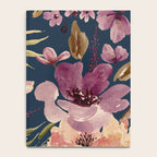 Watercolor Giant flowers fall colors Notebook Gallery Image 4