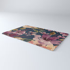 Watercolor Giant flowers fall colors Rug Gallery Image 3