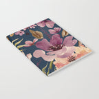 Watercolor Giant flowers fall colors Notebook Gallery Image 2