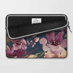 Watercolor Giant flowers fall colors Laptop Sleeve Gallery Image 2