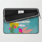 "Take The Time You Need And Let Today Be What Today Needs To Be." Laptop Sleeve Gallery Image 2