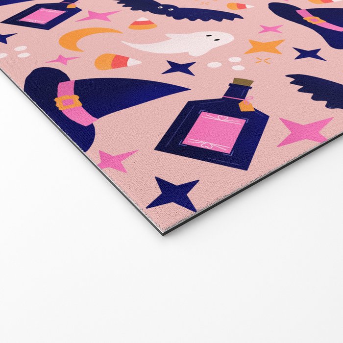 Pink Halloween essentials  Welcome Mat Gallery Image 2