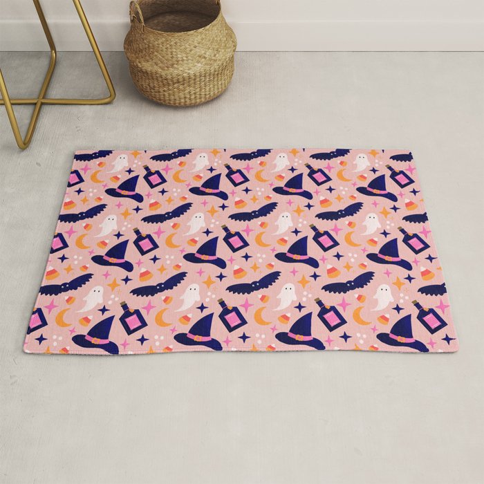 Pink Halloween essentials  Rug Gallery Image 1