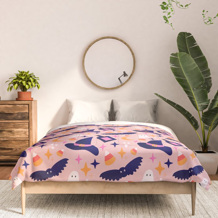 Pink Halloween essentials  Comforter Gallery Image 3