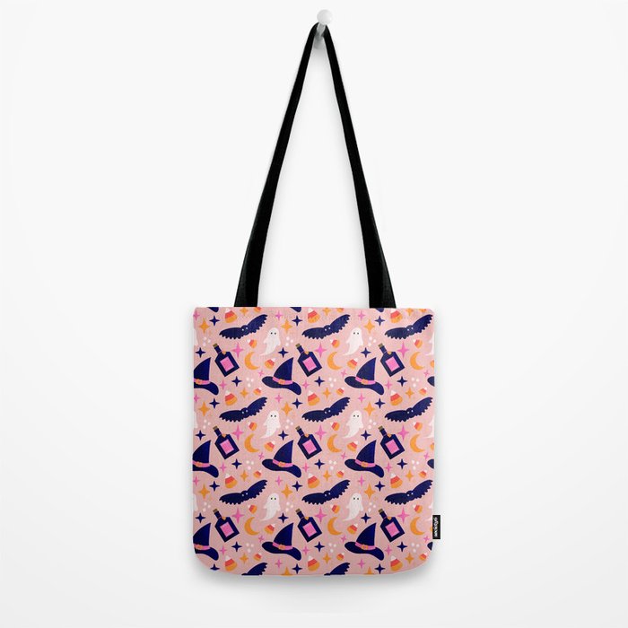 Pink Halloween essentials  Tote Bag Gallery Image 2