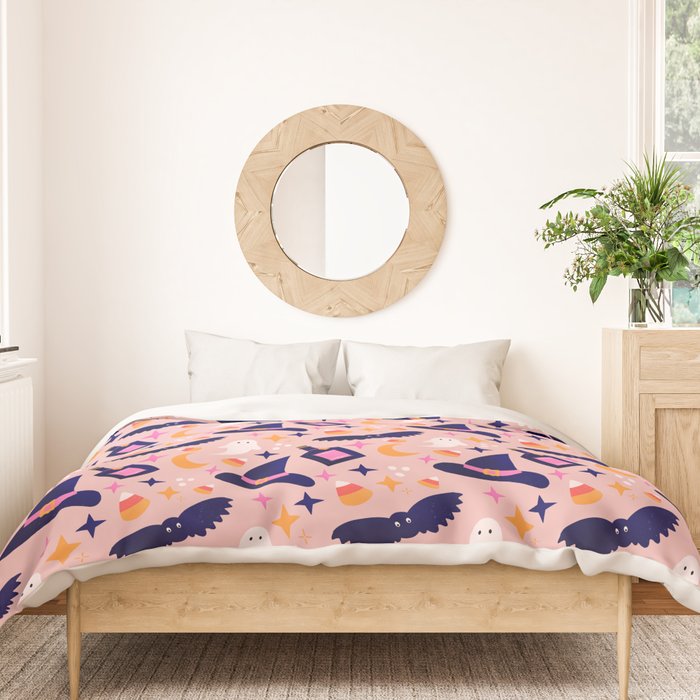 Pink Halloween essentials  Duvet Cover Gallery Image 3