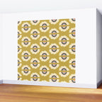 Retro Rainbow Flower - Gold Wall Mural Gallery Image 2