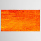 Orange Sunset Textured Acrylic Painting Tablecloth Gallery Image 2