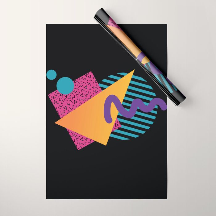 Memphis Pattern 29 / 80s - 90s Retro Wrapping Paper Gallery Image 1