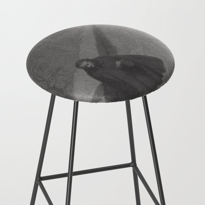 Edgar Allan Poe Walking the Bronx's High Bridge black and white lithograph  Stool Gallery Image 2
