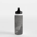 Edgar Allan Poe Walking the Bronx's High Bridge black and white lithograph  Water Bottle Gallery Image 3