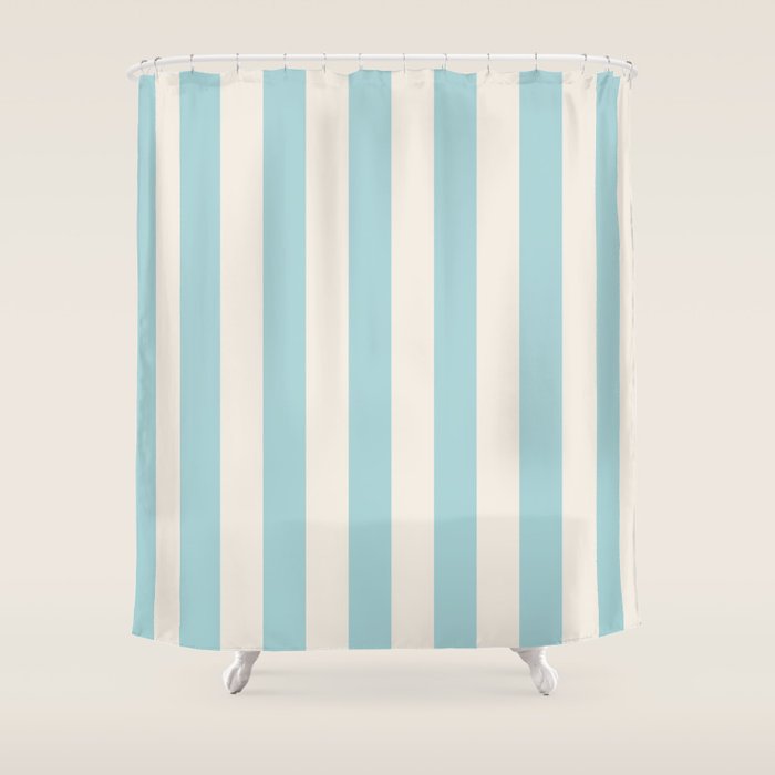 Amalfi Stripes - Amalfi Coast Cocktails Shower Curtain Gallery Image 1