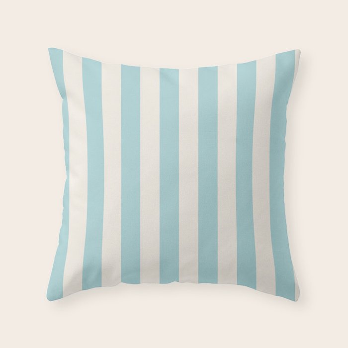 Amalfi Stripes - Amalfi Coast Cocktails Throw Pillow Gallery Image 1