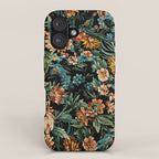 Floral and Birds Pattern iPhone Case Gallery Image 1