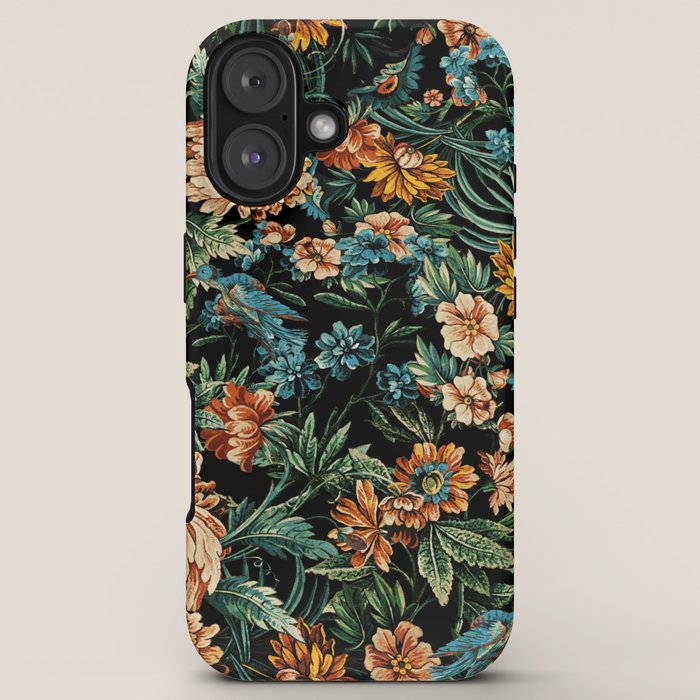 Floral and Birds Pattern iPhone Case Gallery Image 5