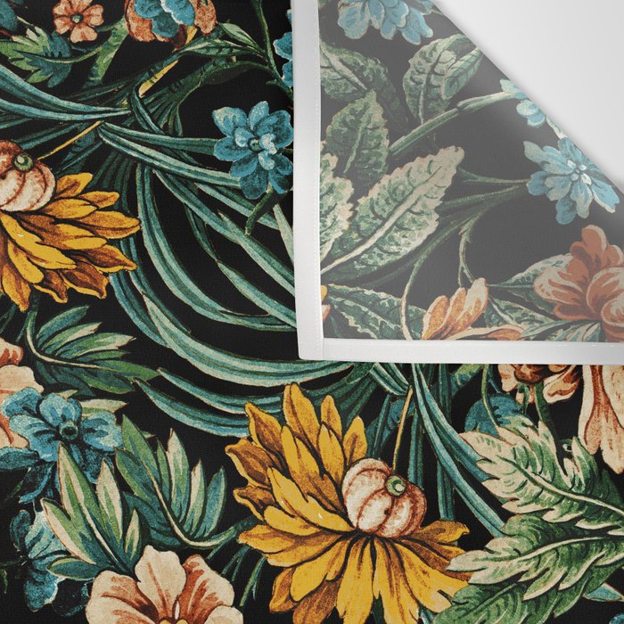 Floral and Birds Pattern Wall Tapestry Gallery Image 3