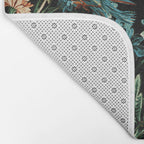 Floral and Birds Pattern Bath Mat Gallery Image 2