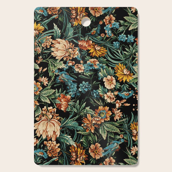 Floral and Birds Pattern Cutting Board Gallery Image 1