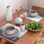 Indigo Abstract Watercolor Mountains Placemat Gallery Image 2