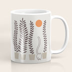 Cat and Plant 64: Dancing Tail Coffee Mug Gallery Image 1