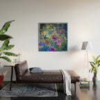 Feather Peacock 20 Wood Wall Art Gallery Image 2