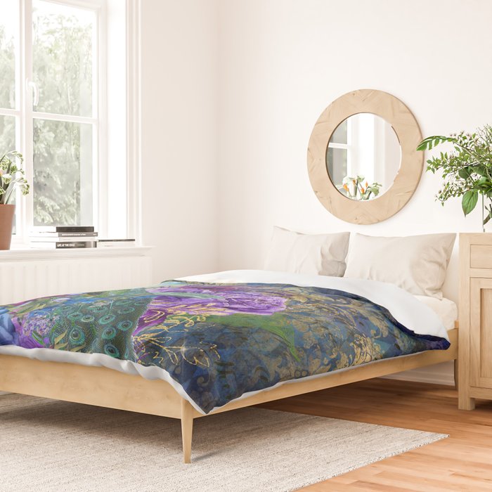 Feather Peacock 20 Duvet Cover Gallery Image 2