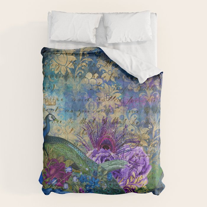 Feather Peacock 20 Comforter Gallery Image 6