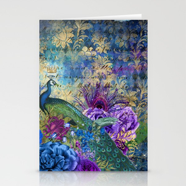 Feather Peacock 20 Stationery Card Gallery Image 2