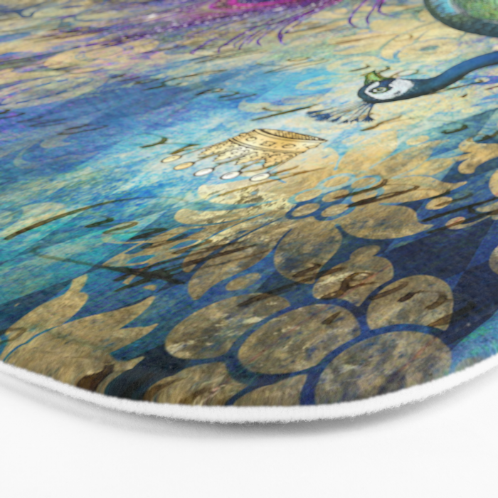 Feather Peacock 20 Bath Mat Gallery Image 3