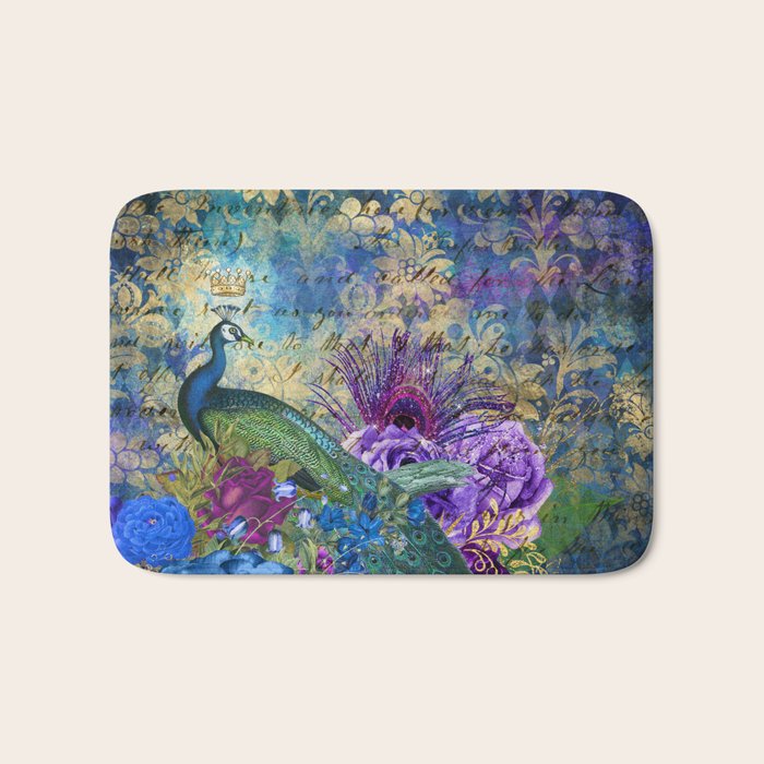 Feather Peacock 20 Bath Mat Gallery Image 1