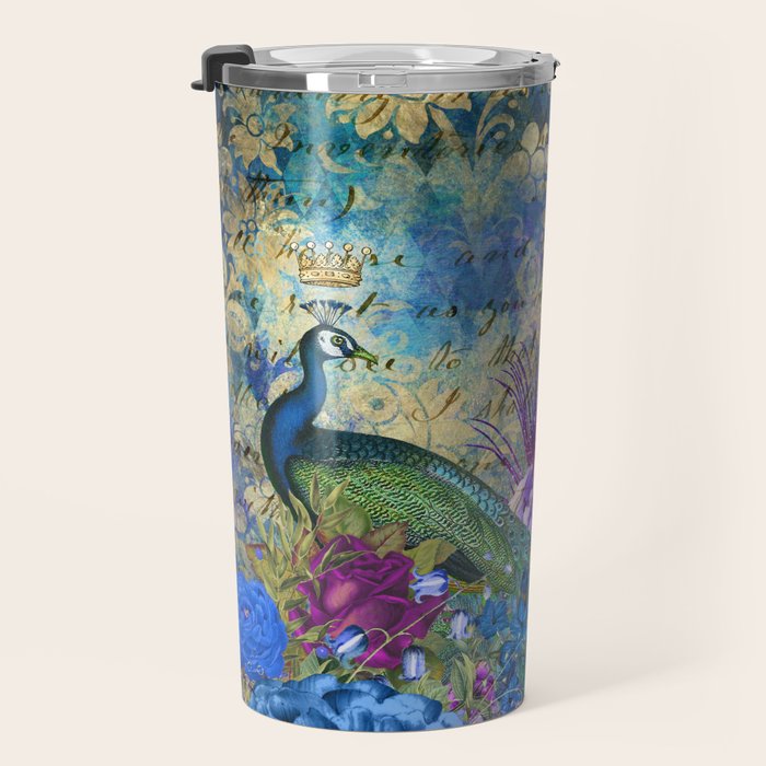 Feather Peacock 20 Travel Mug Gallery Image 3