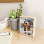 Hello Beautiful Bozeman: Vintage Pinup Skiing Art Mini Art Print Gallery Image 2