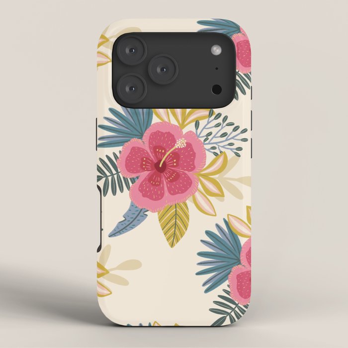 Tropical Floral iPhone Case Gallery Image 3