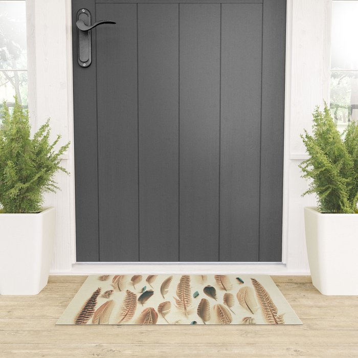 Found Feathers Welcome Mat Gallery Image 3