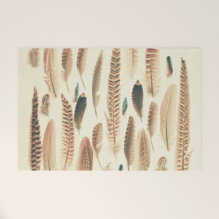 Found Feathers Welcome Mat Gallery Image 1