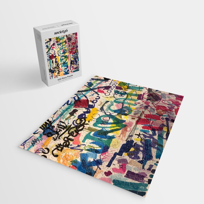 Urban Graffiti Paper Street Art Jigsaw Puzzle Gallery Image 2