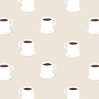 Retro coffee cup cartoon pattern Coffee Mug Gallery Image 2