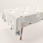 Retro coffee cup cartoon pattern Tablecloth Gallery Image 1