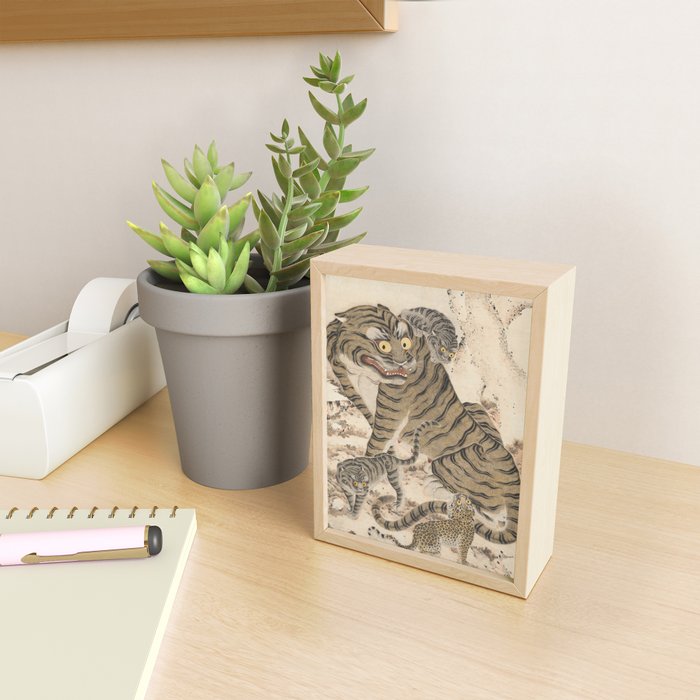Tiger Family, Korean Art, 1800s Mini Art Print Gallery Image 2