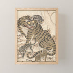 Tiger Family, Korean Art, 1800s Mini Art Print Gallery Image 1