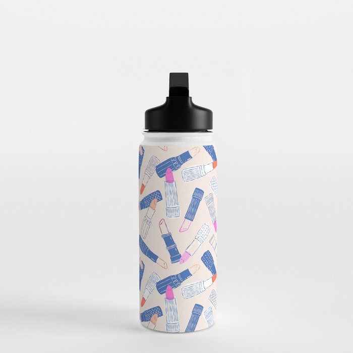 Lipstick Tubes Illustration Water Bottle Gallery Image 3