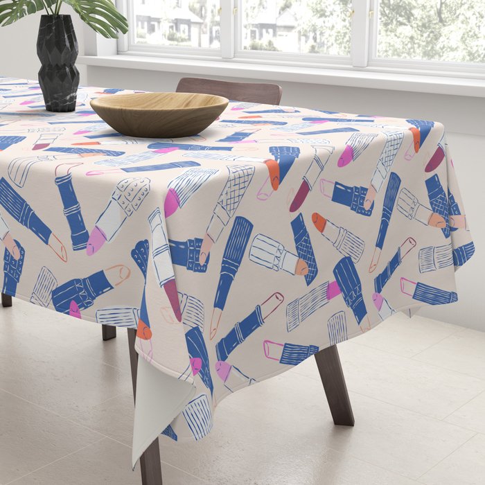 Lipstick Tubes Illustration Tablecloth Gallery Image 3