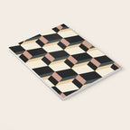 Cuboid Geometric Abstract Shapes Pattern XXXI Notebook Gallery Image 3