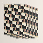 Cuboid Geometric Abstract Shapes Pattern XXXI Wrapping Paper Gallery Image 3